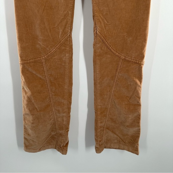 Free People Hit Back Slim Flare Corduroy Amber Pants - Picture 7 of 13